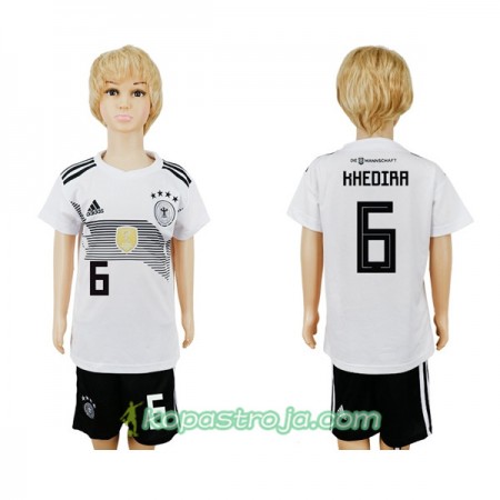 Billiga Fotbollströjor Tyskland Khedira 6 Barn WM 2018 Hemma tröja